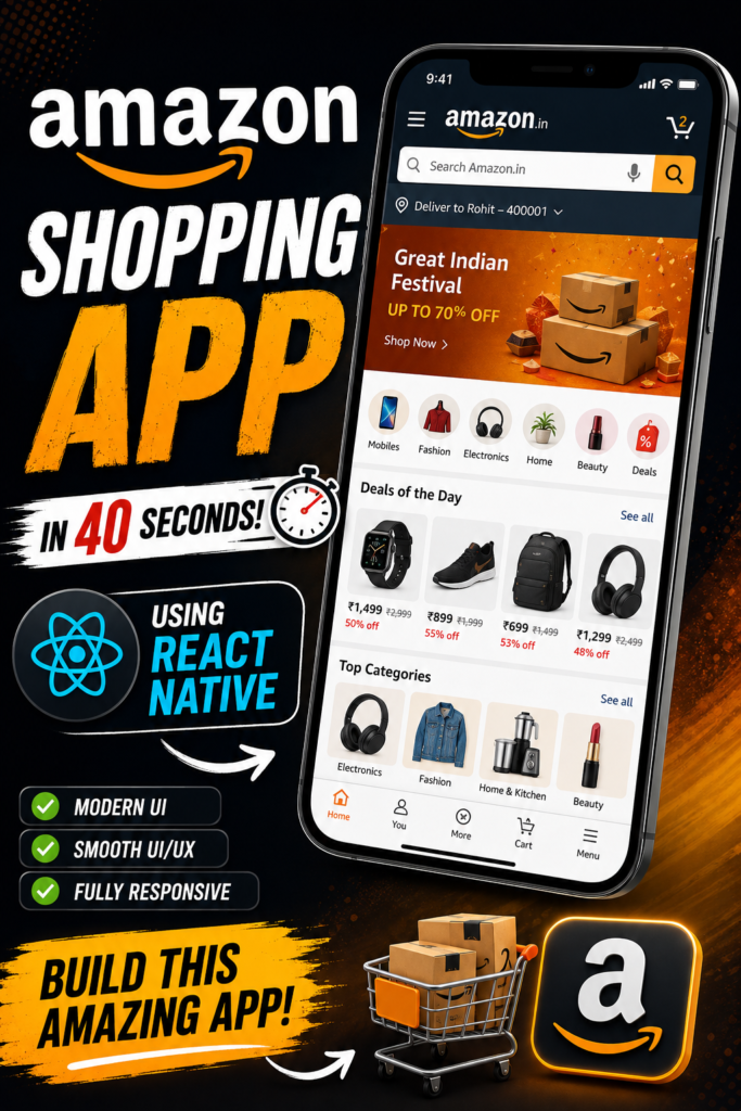 Amazon Shopping App – React Native