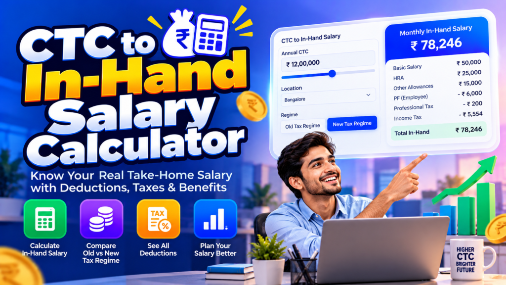 CTC to In-Hand Salary Calculator India