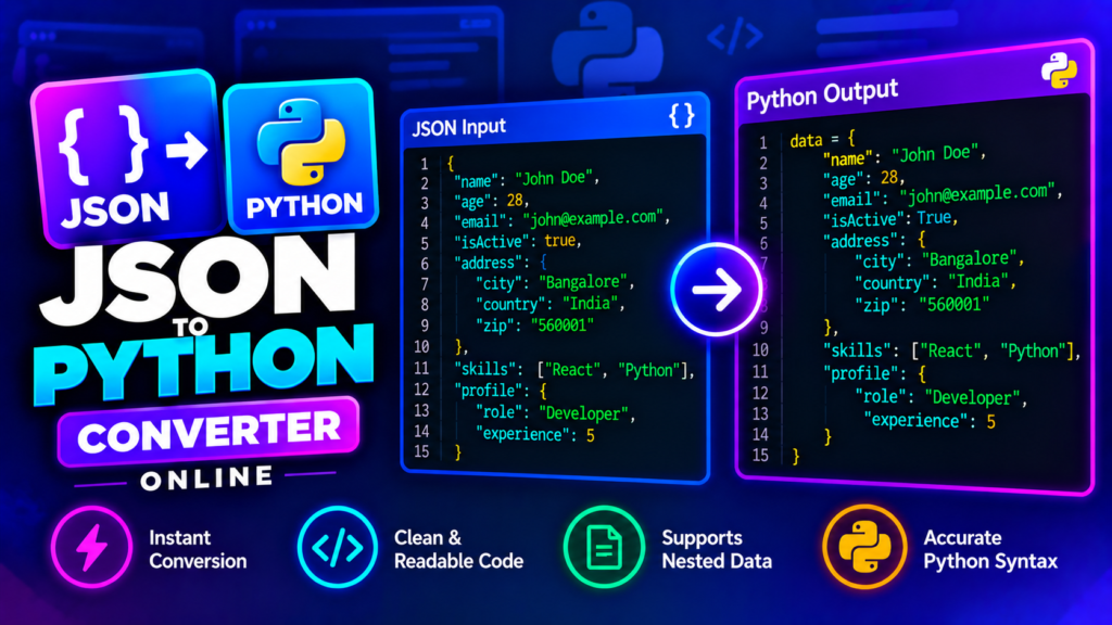 JSON to Python Converter