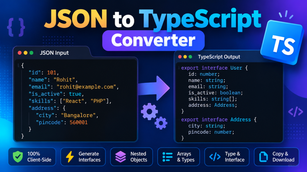 JSON to TypeScript Converter